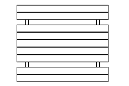 Table Model 75-113 plan view