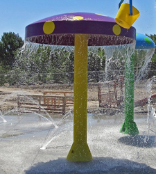 7' 6" Mushroom Spray Fountain Model 1800-17