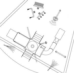 Spray Park Model 2519 plan view