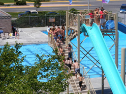 Fiberglass Water Slide Model 1873