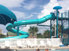 Closed Flume Fiberglass Water Slide with exit lane Model 2057