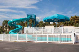 Closed Flume Fiberglass Water Slide with exit lane Model 2057