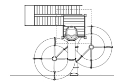 Water Slide Model 1685 plan view