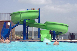 Fiberglass Water Slide Model 1820