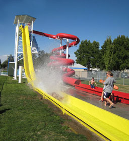 Combination Flume Water Slide Model 1896