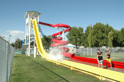 Combination Flume Water Slide Model 1896